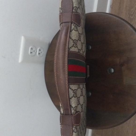 Authentic Vintage Gucci GG Monogram Supreme Sherry Web Ophidia Portfolio Laptop - Picture 7 of 11